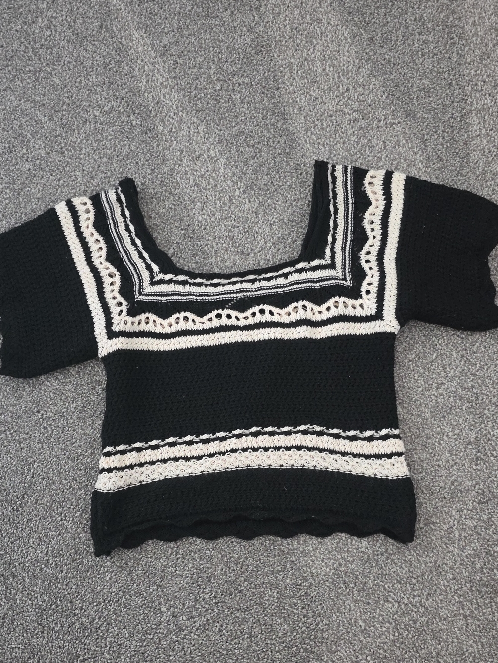 Women's Sweater With Square Neck